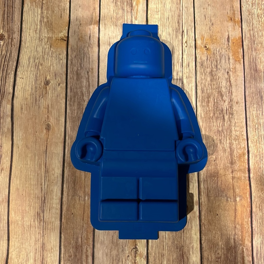 Lego minifig cake or jello mold silicone blue make your kids custom cakes